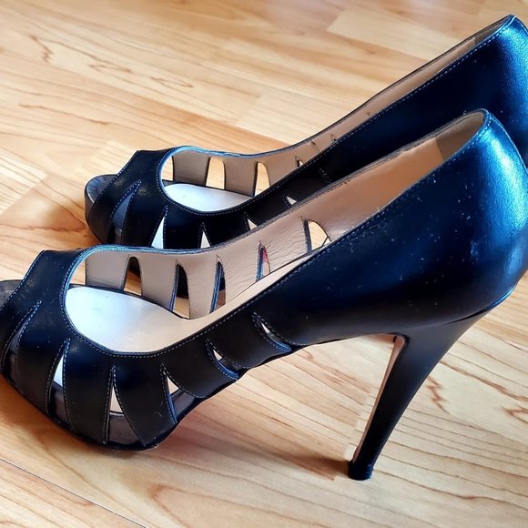 Christian Louboutin Lady Peep shoes, Black size 39.5 - Picture 1 of 5